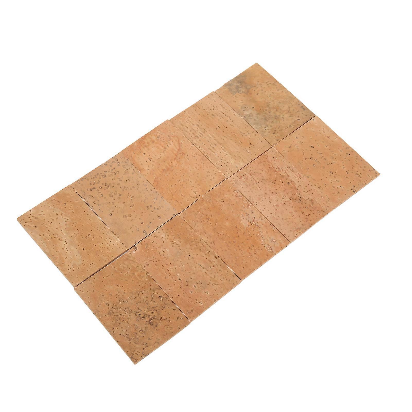 10pcs Saxophone Cork Natural Rust Prevention Odorless Instrument Parts for Alto Soprano