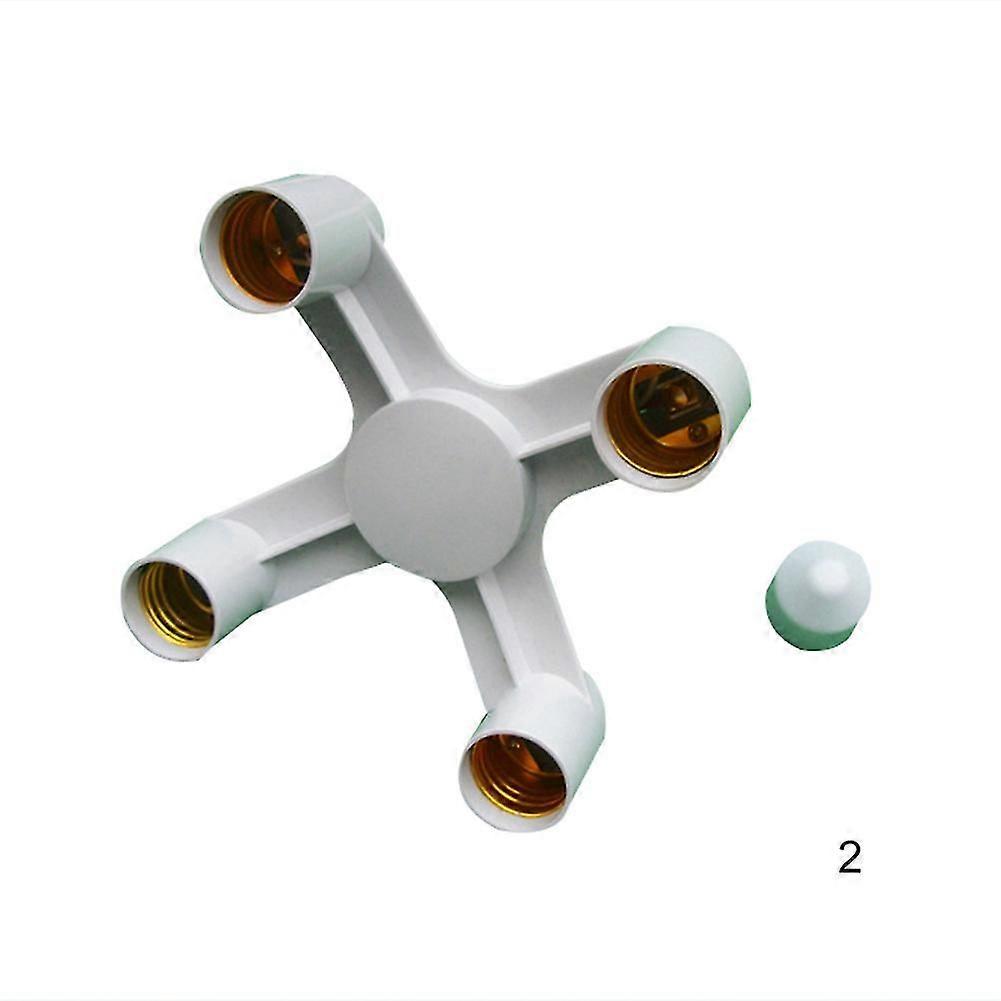 Lamp Socket 3 In 1 Base Socket Splitter Led Light Lamp Bulb Adapter Holder For E27 To 3e27 @BUGU