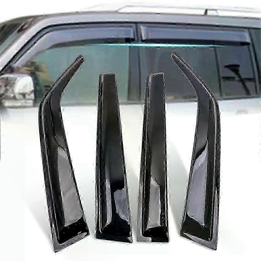 4X Window Visors Weather Shields Rain Guards for Mitsubishi Pajero 2000- NEW ABC Window Visor Weathershields
