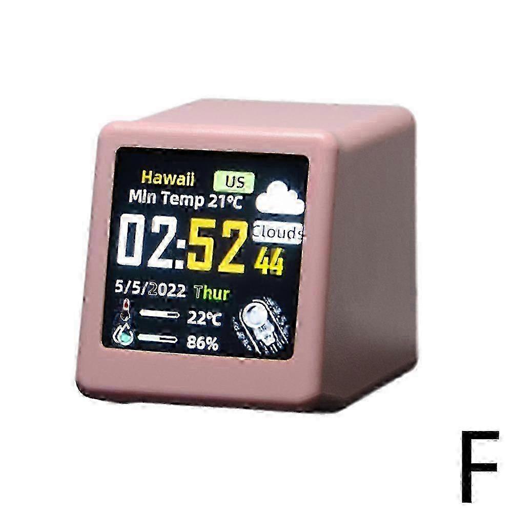 Smart WiFi Weather Forecast Station Bed Clock for Desktop Decoration