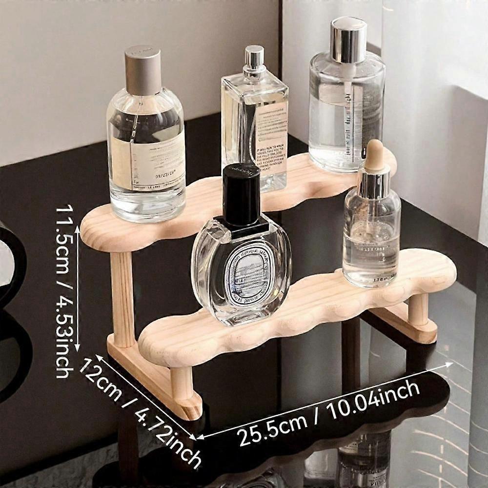 Storage Shelf Organizer Tiered Riser Doll Display Shelf High Quality Desktop Organizer  Dessert