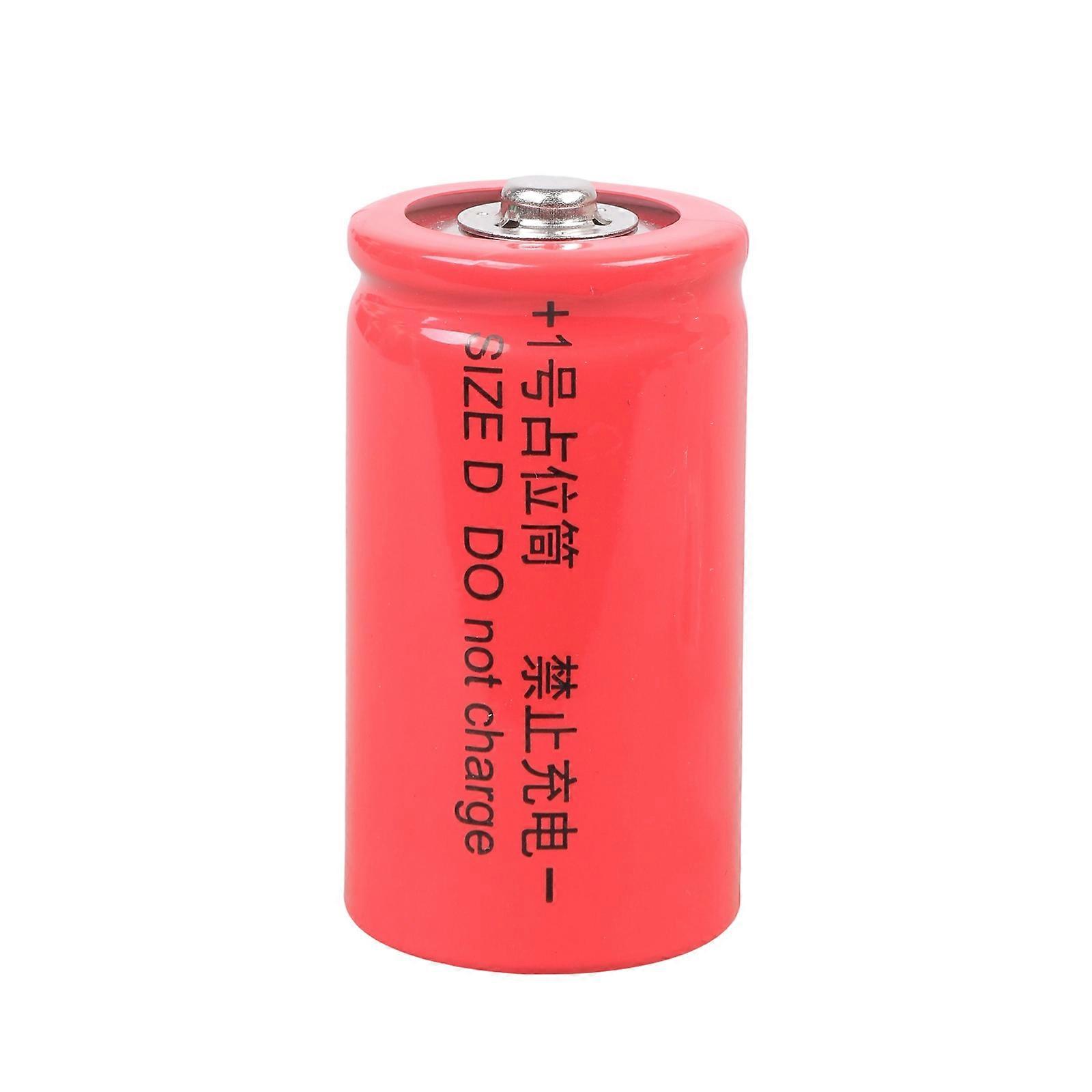 LR20 D Size Fake Battery Shell for External Device Fake Battery Conductor Housing Shell Case Welding Accessories  Red