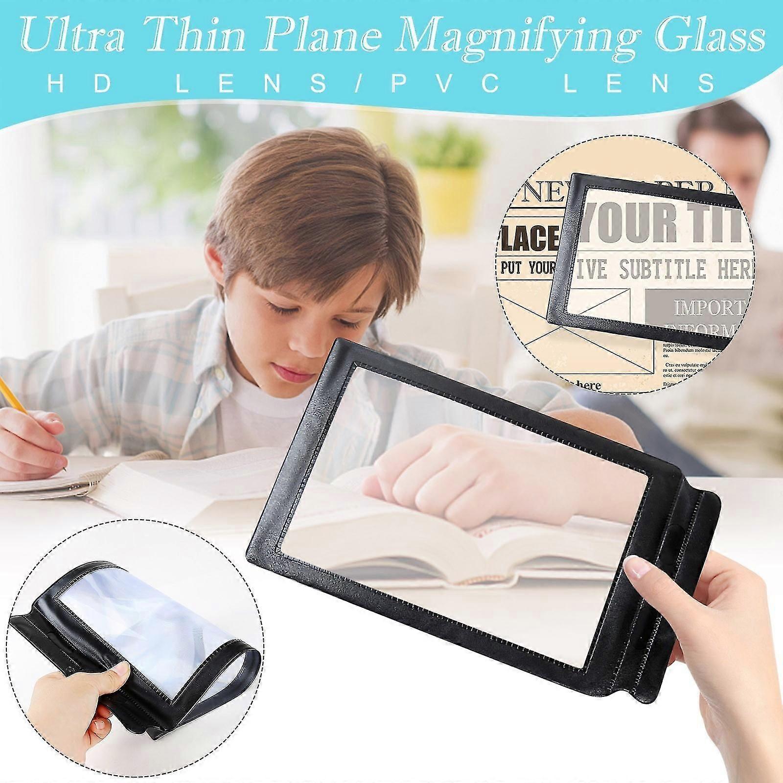 A4 Full Page Magnifier Large Sheet Magnifying Reading Aid