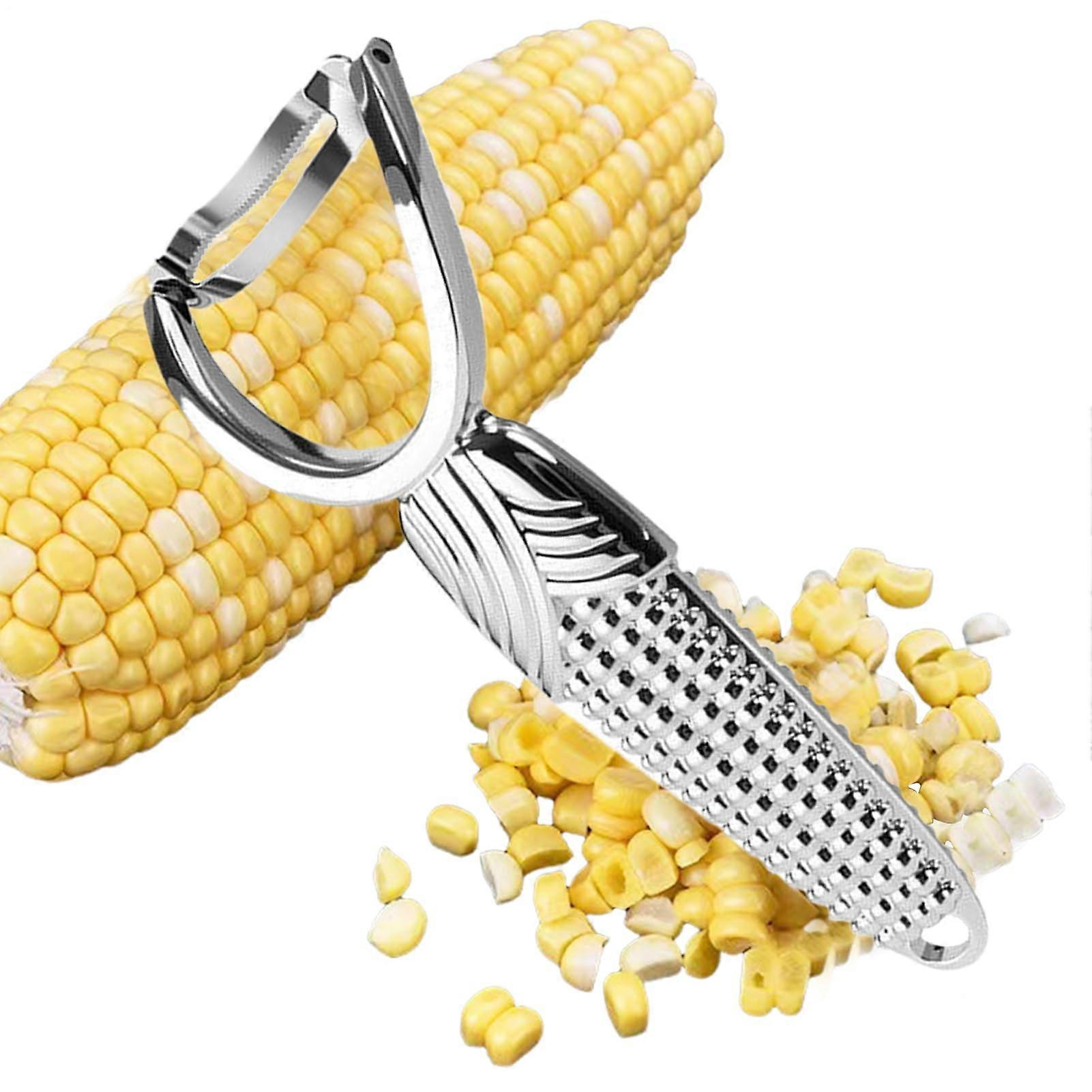 Corn Shaver Cob Peeler Manual Handheld Kitchen Tool for Easy Corn Removal Home Restaurant Use