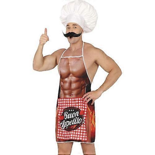 Fiestas Guirca Mens Buon Apetito Apron Costume