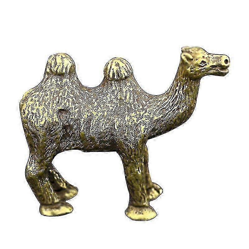 4.5X3.5x1.3cm Golden Sculptures & Statues Mini Camel Desktop Adornment Decorative Camel Figurine Scu