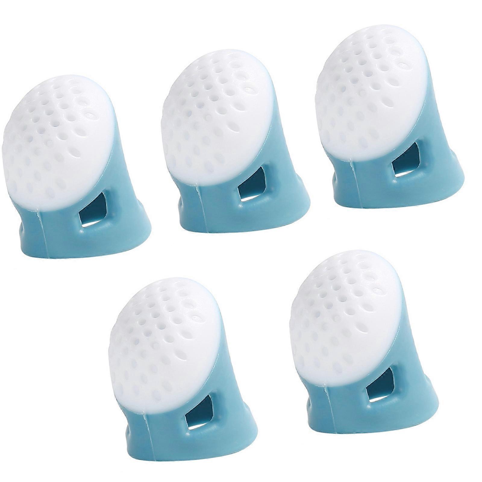 Professional Thimble Protectors Set For Needlework Light Weight 2 Size Comfortable Fit Reusable Design Quality Materials  small
