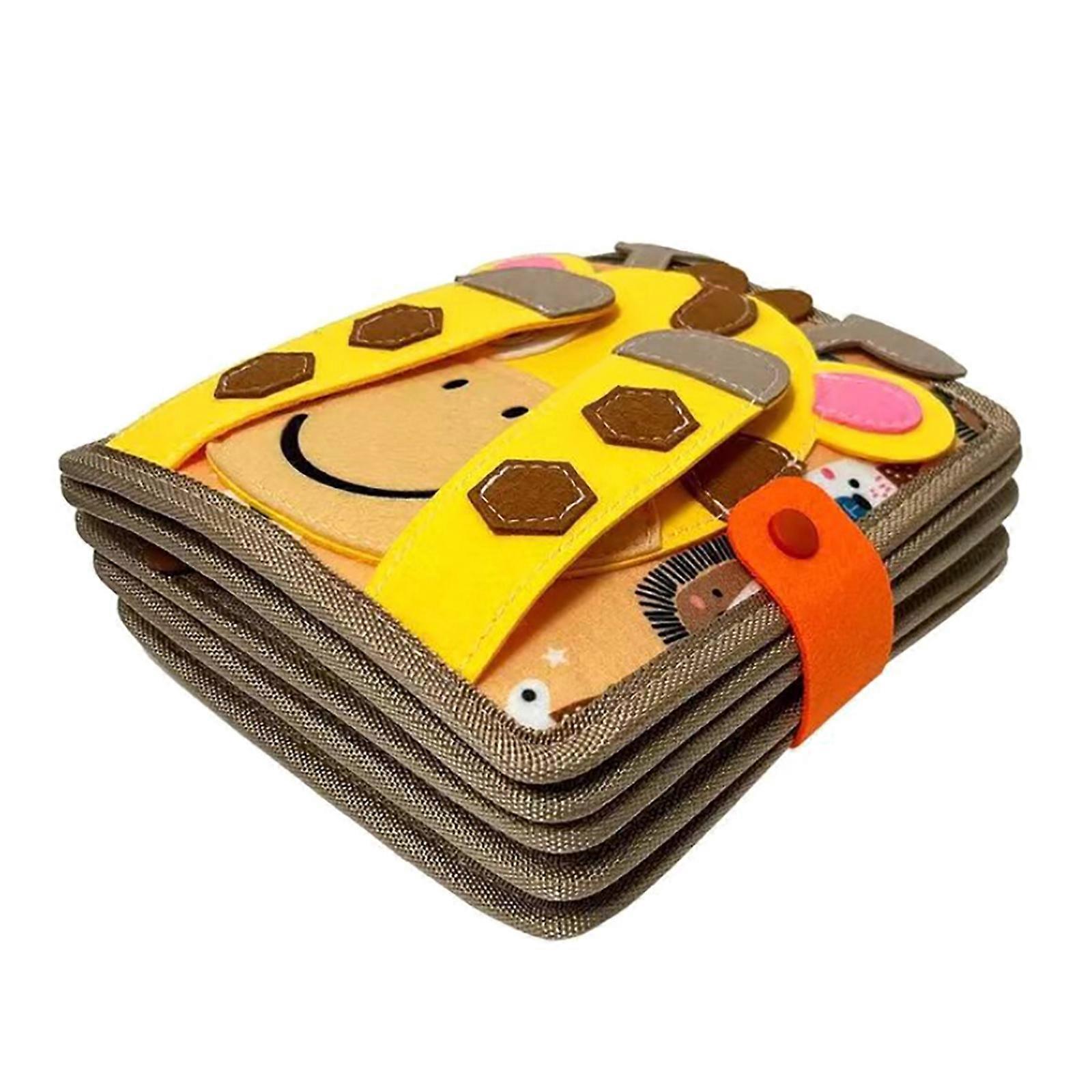 Kids Early Educational Quiet Books Children Learning Books Multiple Theme Handmade DIY Develop Cognize Puzzle Books Multicolor