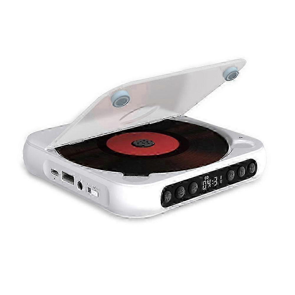 Portable CD Player Bluetooth Speaker Stereo Player Student English Repeater