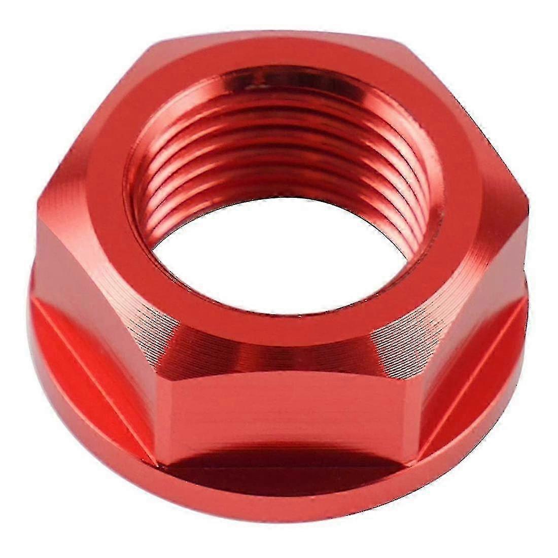 M16 Red Front Axle Nut For Crf250r Crf450r Yz125 Yz250