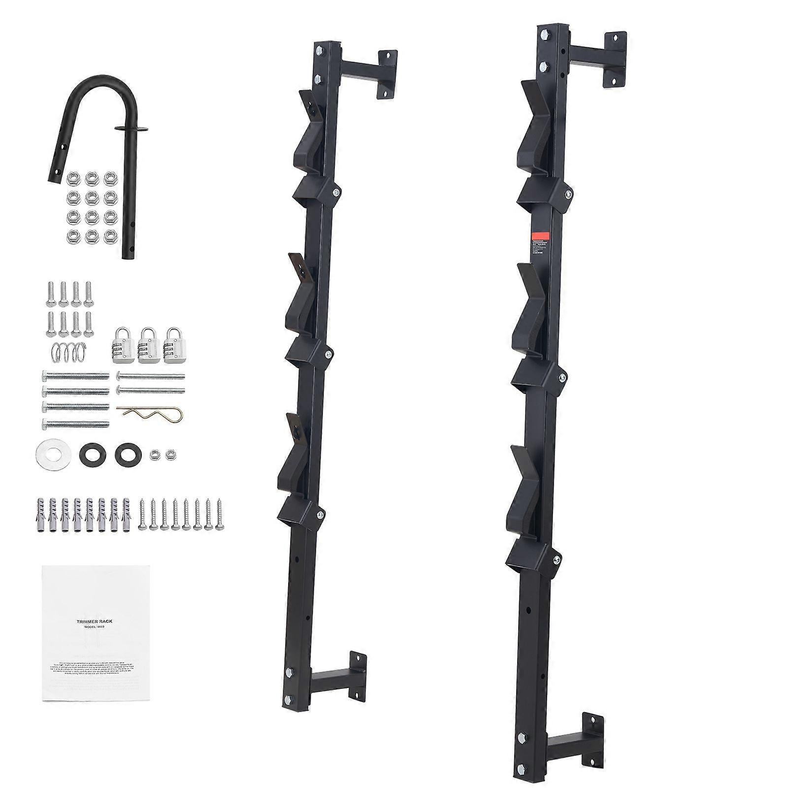 Porte-bordures, porte-bordures 3 places, porte-bordures porte-garnitures avec verrouillage par mot de passe en alliage de zinc, paire
