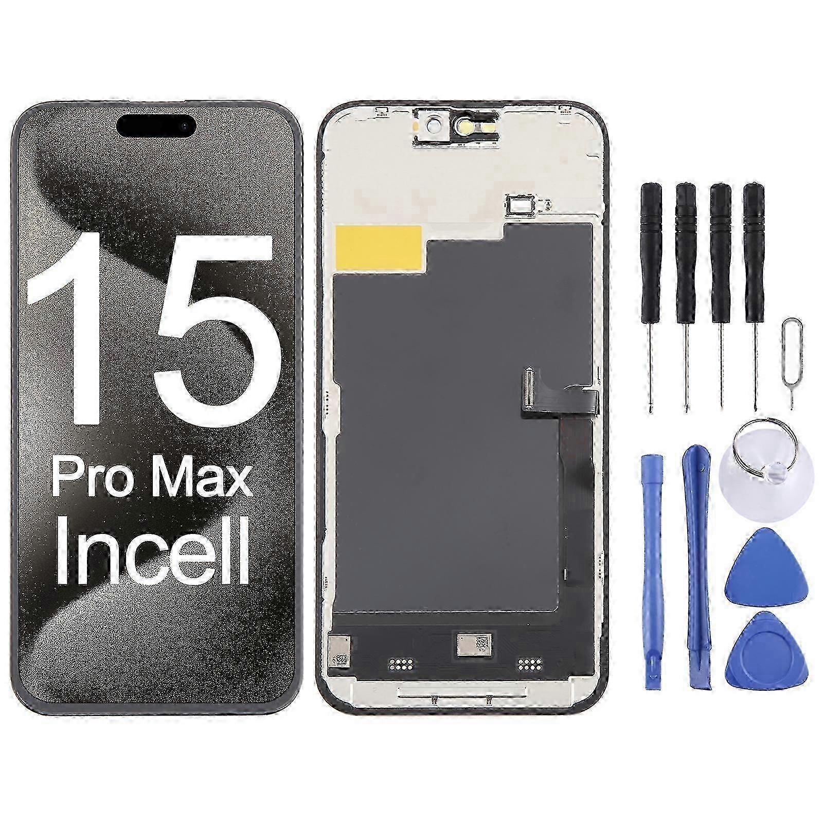 Compatible with iPhone 15 Pro Max, HD Incell LCD Screen, Replacement Display Touch Assembly