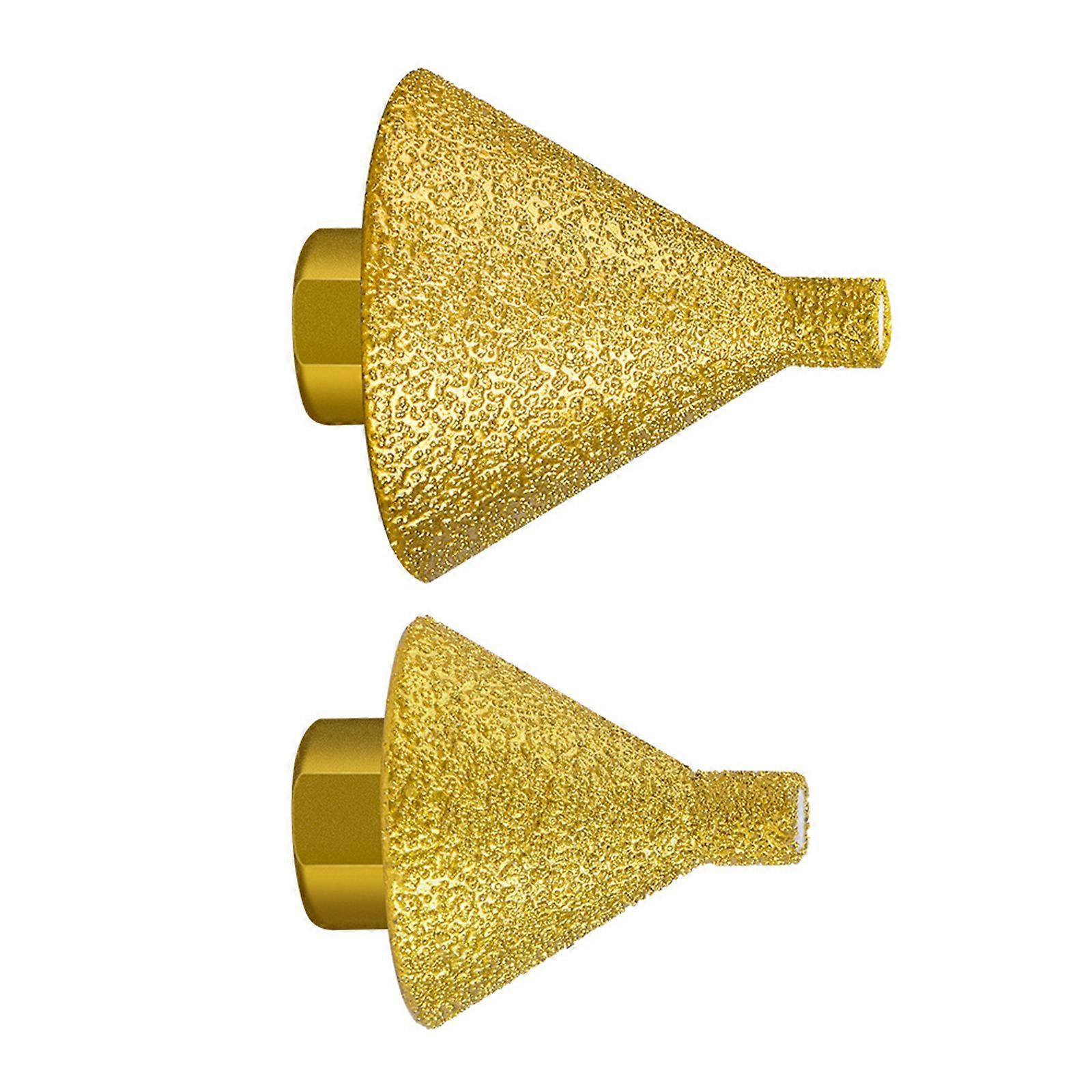 Diamonds Beveling Chamfer Bit Cone Tile Drill for Hole Enlarging Trimming in Granites Marble Ceramic Wood Stone Multicolor