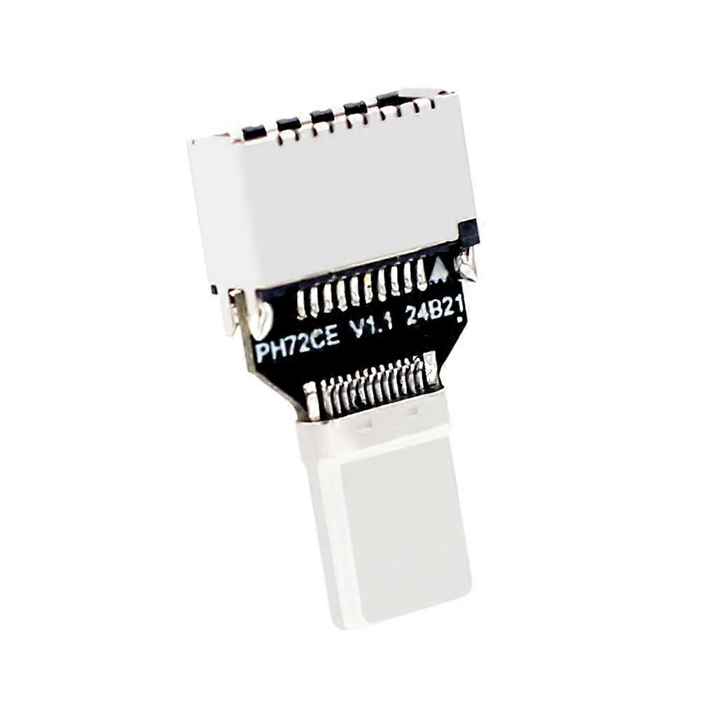USB3.2 Type-C Male to Type-E Female Adapter 20Gbps Computer Case Front Type-E Adapter for Computer Motherboard Expansion