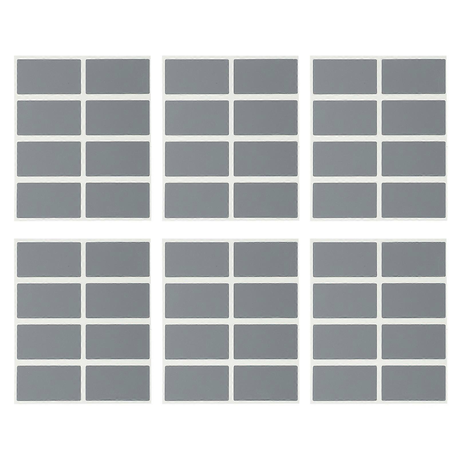 100pcs Rectangular DIY Scratch Off Stickers  Self Adhesive Peel and Stick Labels