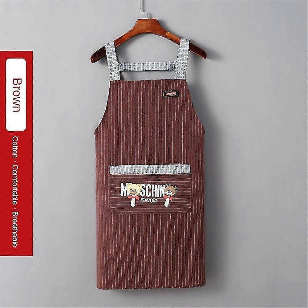 apron sleeveless with pockets comfortable kitchen