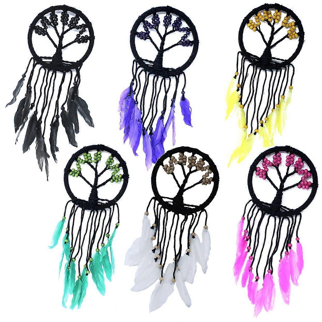 Tree of Life Dreamcatcher - 16cm (assorted) X6