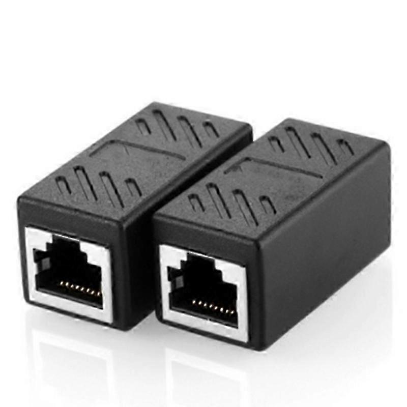 RJ45 CAT6 Coupler Plug Network LAN Cable Extender Connector Adapter Cable