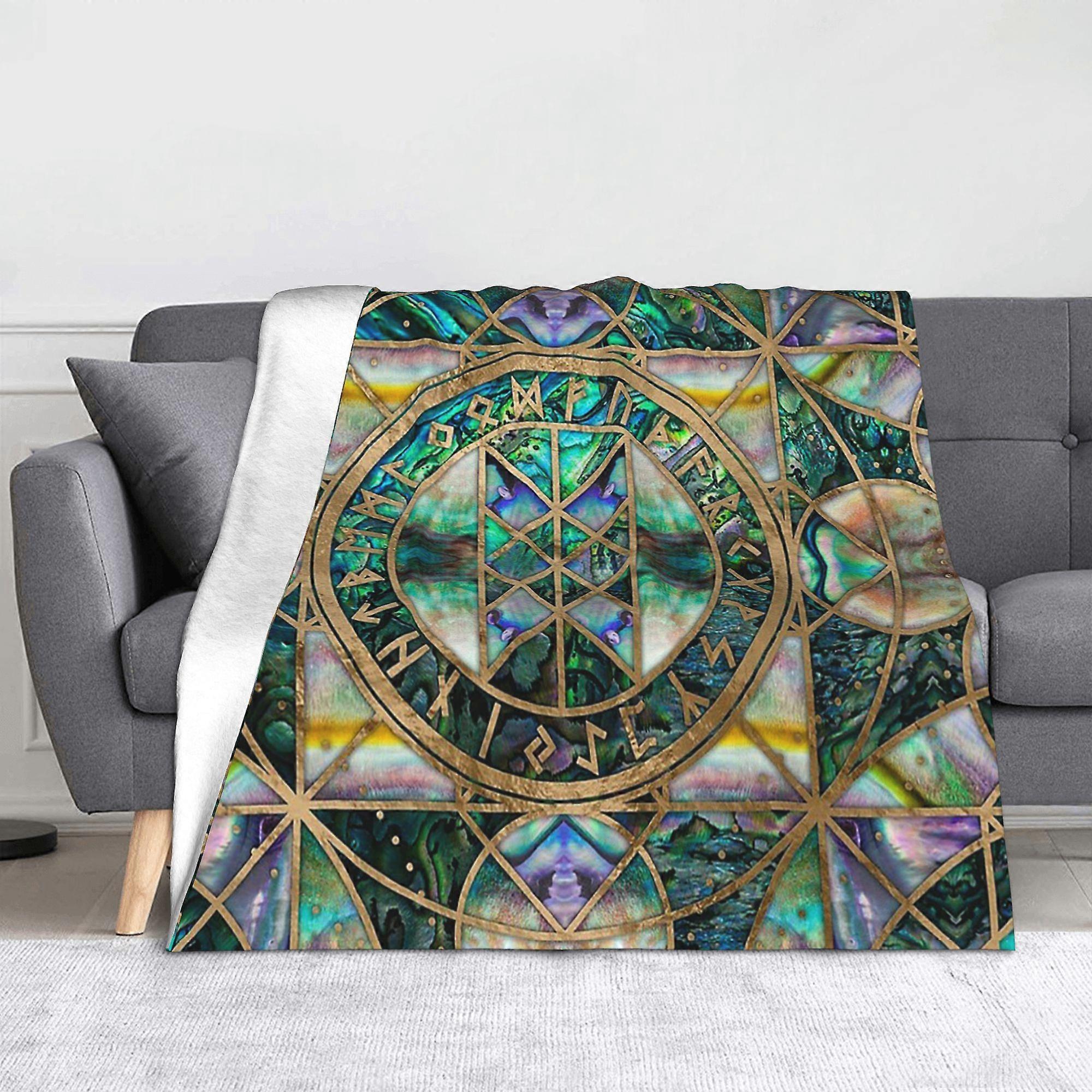 The Matrix of Fate Blanket Fleece Spring/Autumn Viking Mythology  Warm Throw Blankets for Bedding Office Plush Thin Quilt