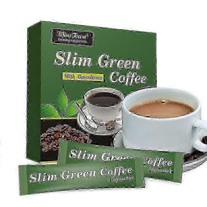 Green Coffe Green Slim Coffee with Ganoderma Control Weight-Loss New