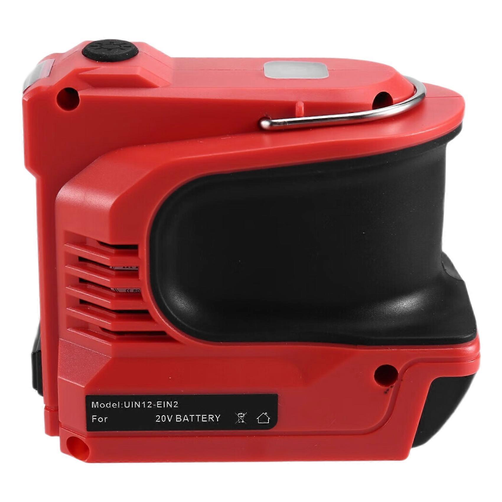 Växelriktare 220W växelriktare för Einhell 18V litiumjonbatteri med LED-ljus växelriktare kraftstation EU-kontakt