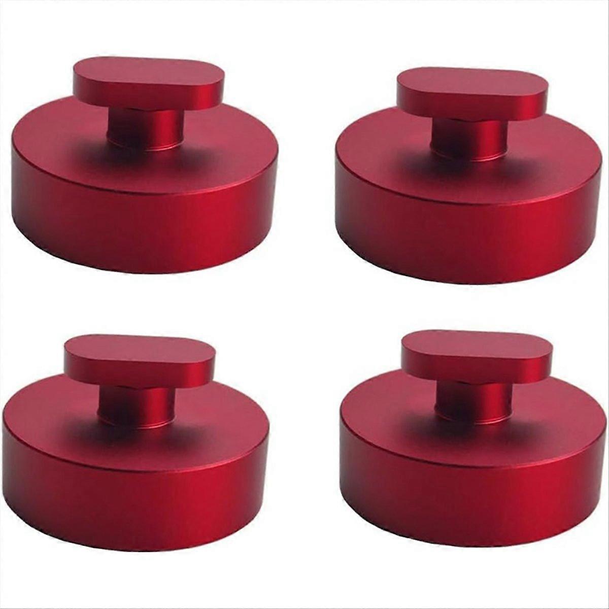 4 Pack Red Billet Jack Pad Jack for C5 C6 Z06 
