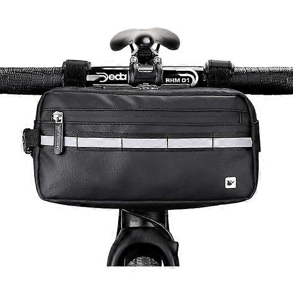 Waterproof bicycle bag for bicycle handlebars, bicycle basket, bicycle