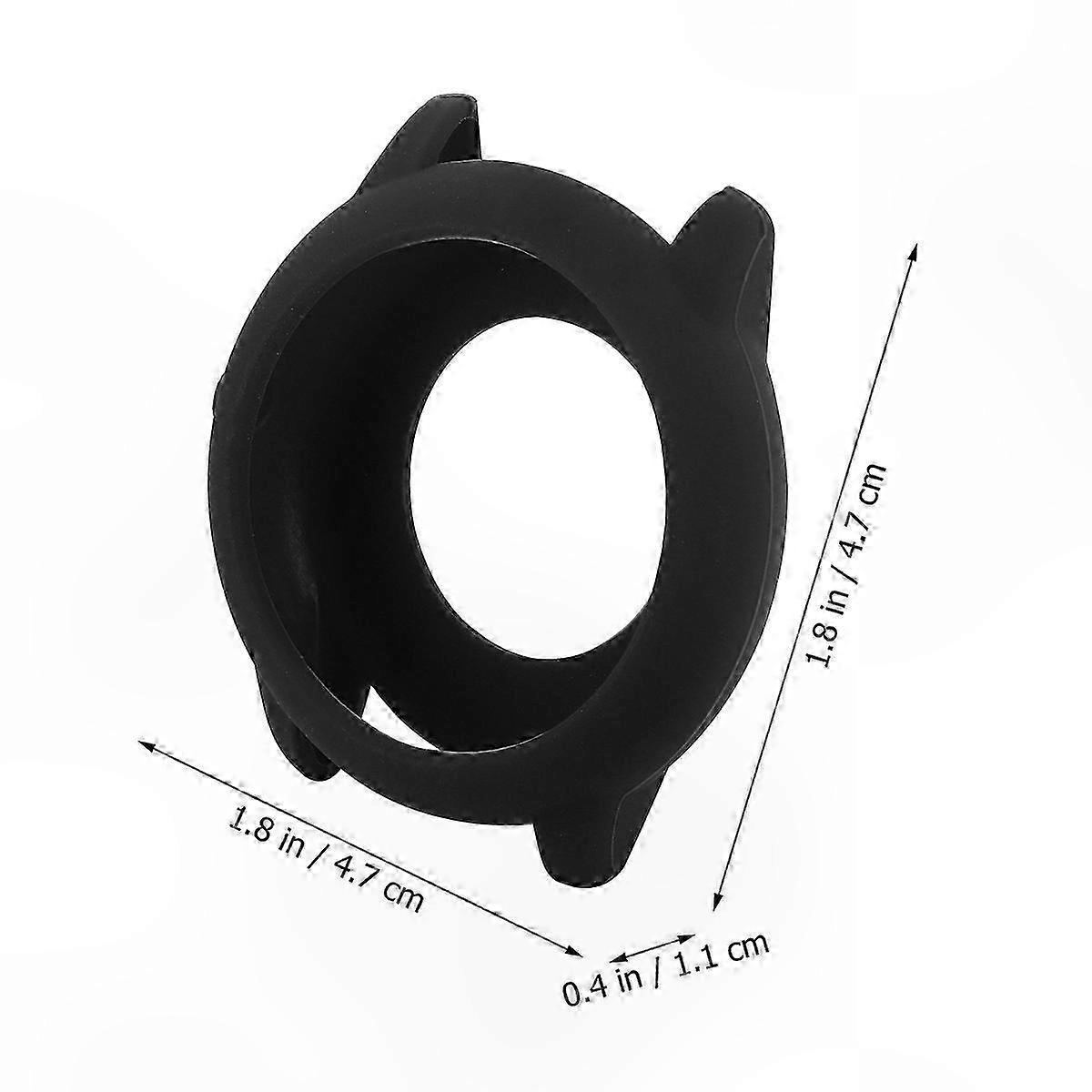 Silicone Watch Case for Haylou Solar LS05, Round Design, Stylish Accessory for Gifting (1 Piece)