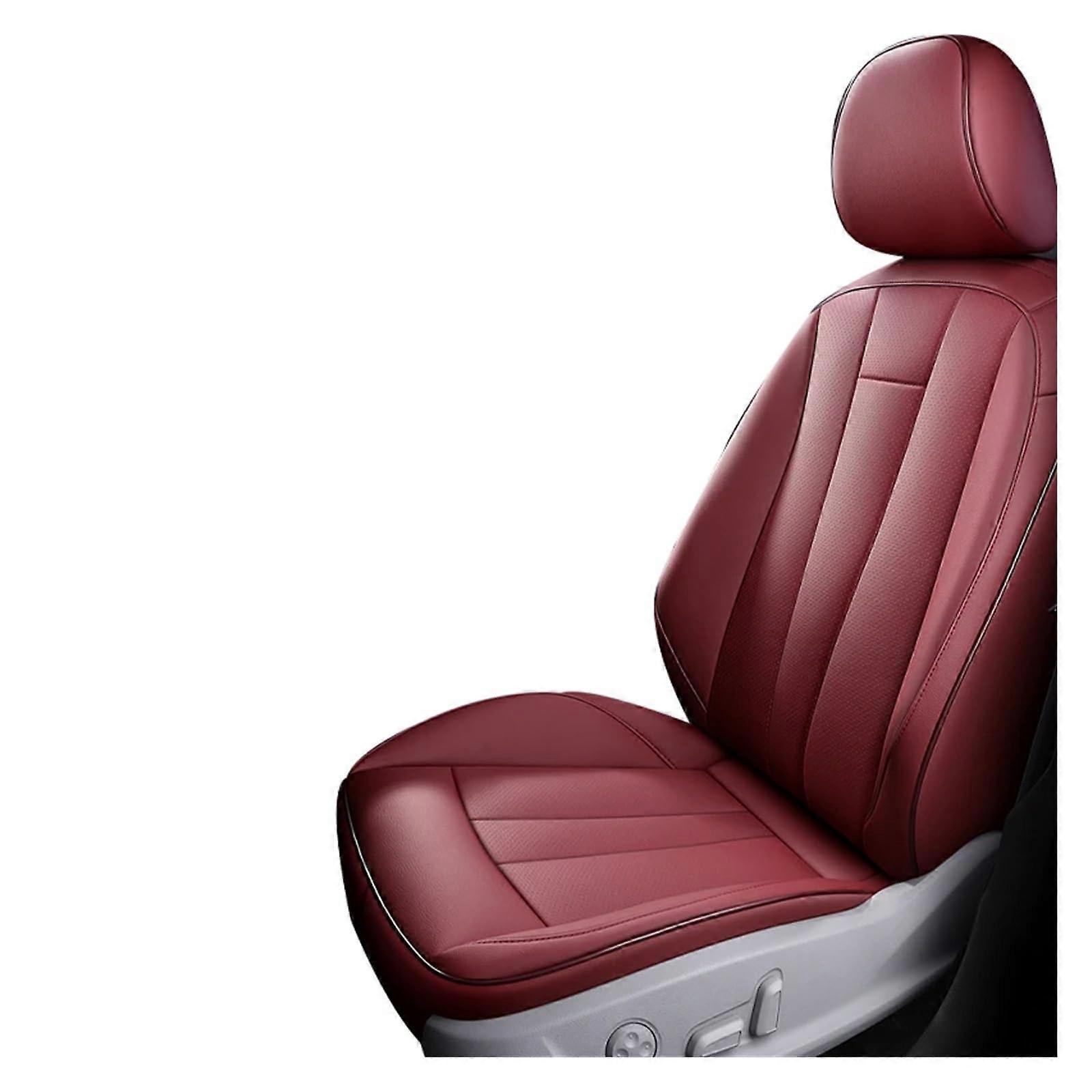 Luxury Wine Red Car Seat Cover for BYD Song Plus Atto 3 Dolphin AntiSlip Easy Clean 1PC