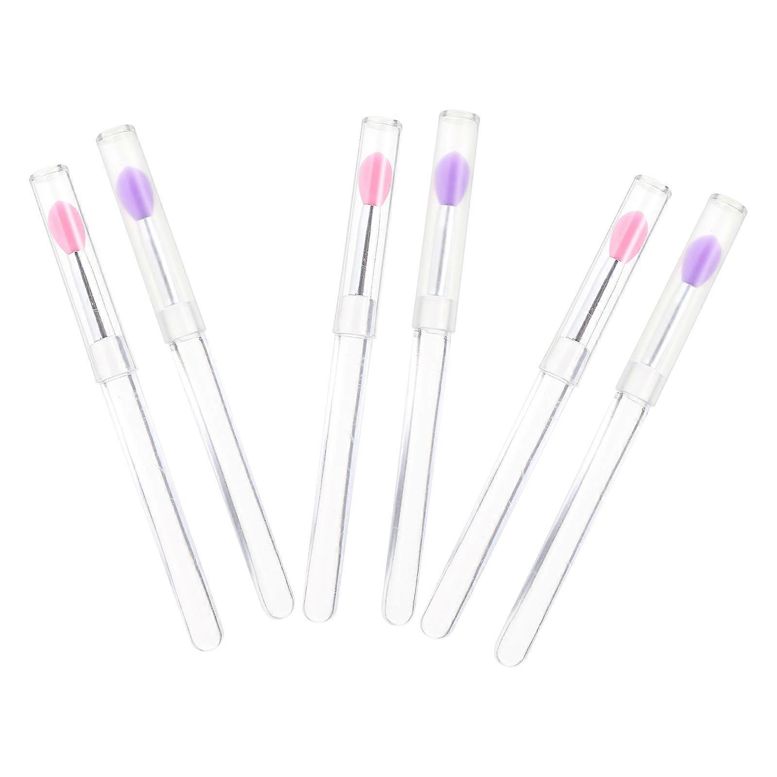 Silicone Lip Brushes for Lip Makeup with 12Pcs Assorted Color Applicators