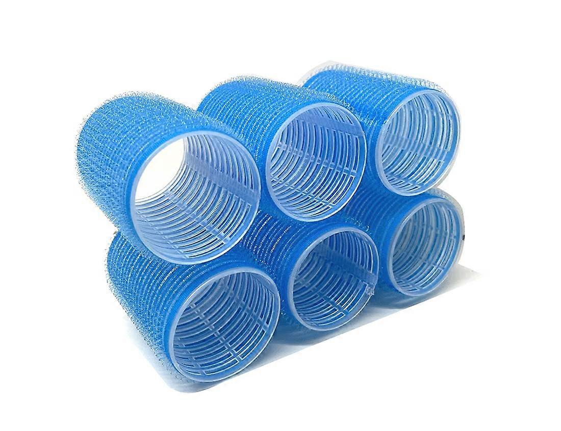 Self Grip Large Hair Curlers Set of 6 for Heat Volume Boost and Curls