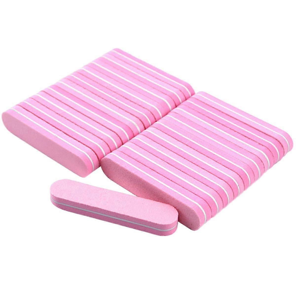 20Pcs Mini Double Sided Nail Buffer Blocks with Emery Board for Manicure Pedicure and Salon Use