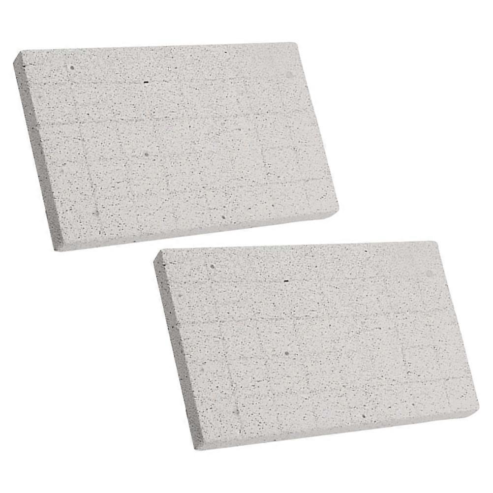 Kjæledyrslipestein for kaniner, klorebrett til burbruk, 2 stk. vulkansk matte