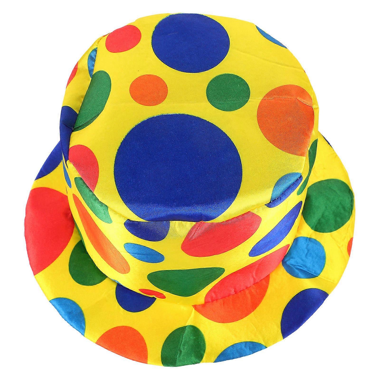 Multi Color Halloween Clown Hat for Festival Party Use 1 Piece