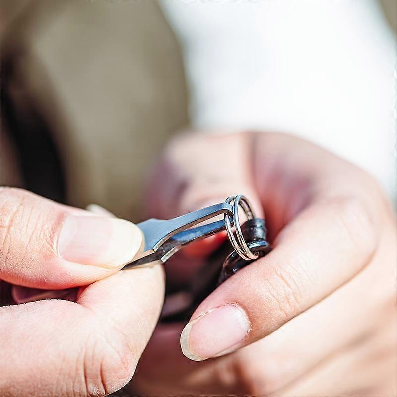 Open Split Rings Easily With Mini Pliers - 5pcs Stainless Steel Jump Double Loop Rings