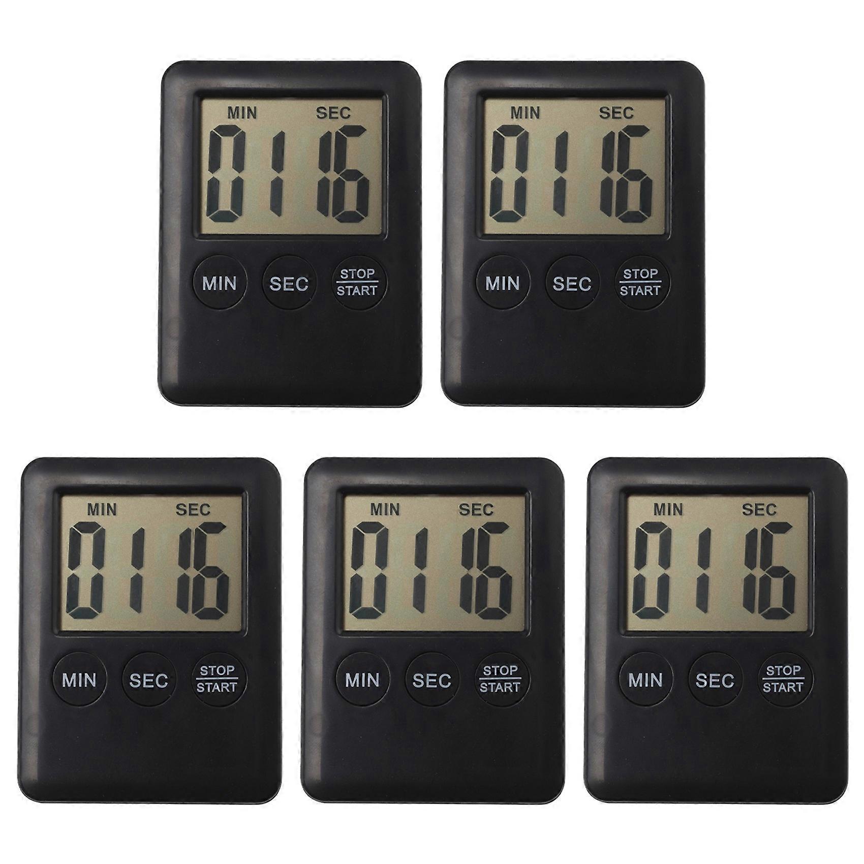 5X Kitchen Timer, Timer with Egg and Magnet