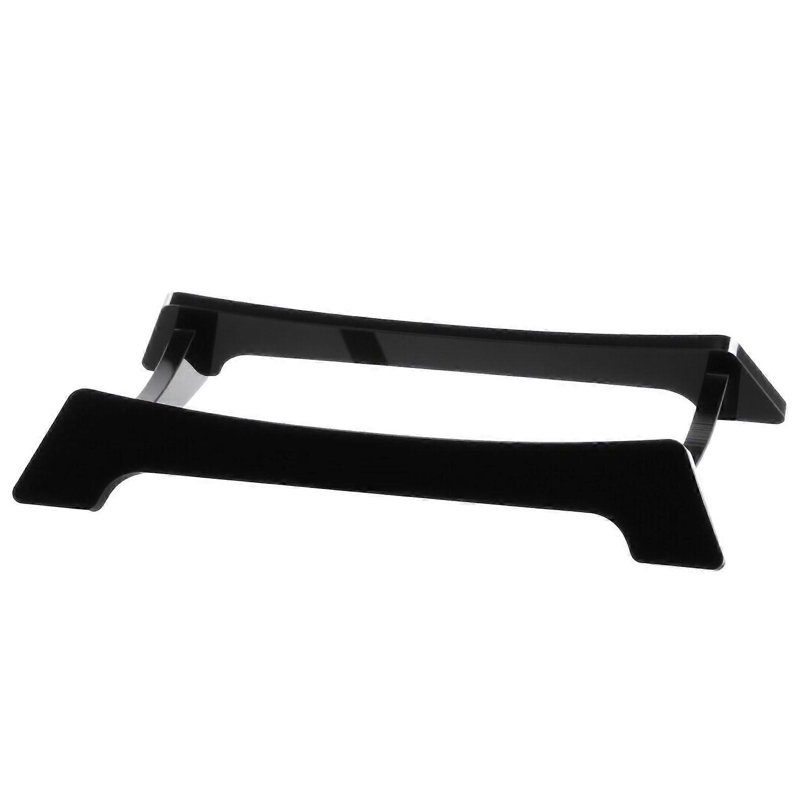 Acrylic Speakers Holder With NonSlip Base, Adjustable Height, Black Soundbar Holder For 5/6, Improved Sound Projection