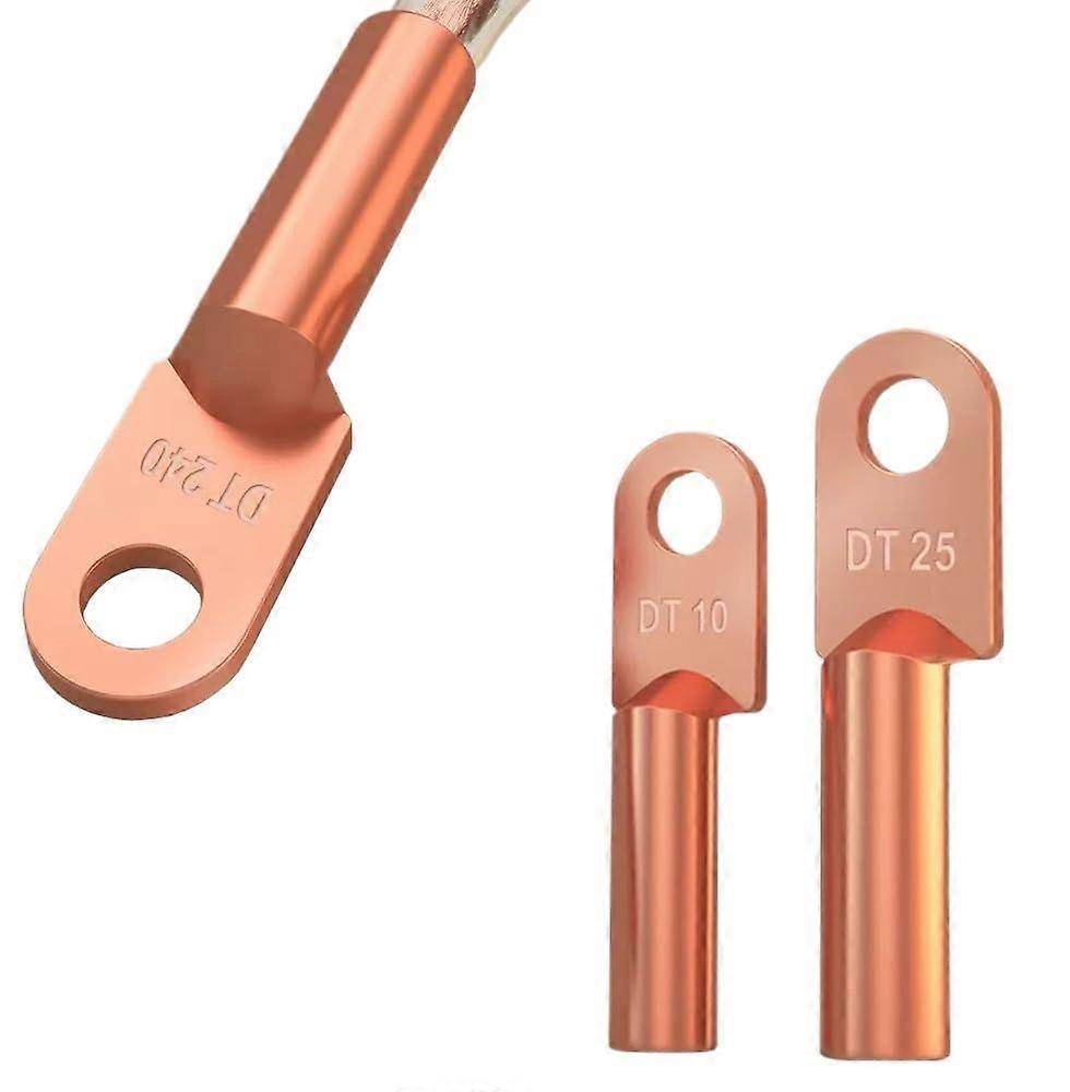 DT150 Copper Wire Terminal Lug Connector Tin Plated 5PCS Corrosion Resistant  Conductivity