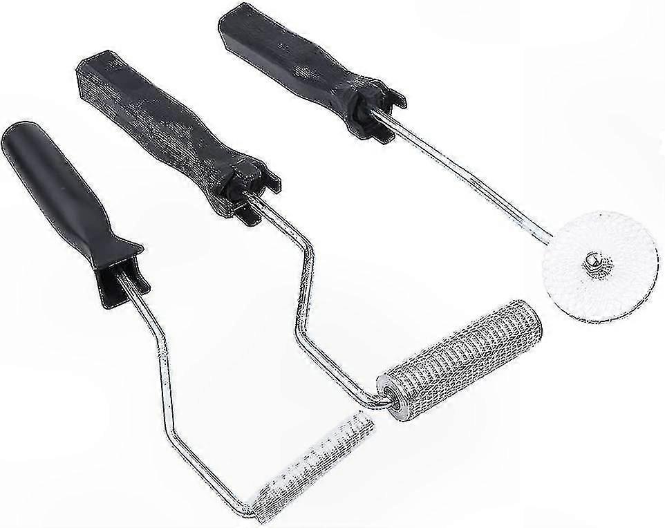 3-Pack Fiberglass Bubble Paddle Rollers for DIY Projects