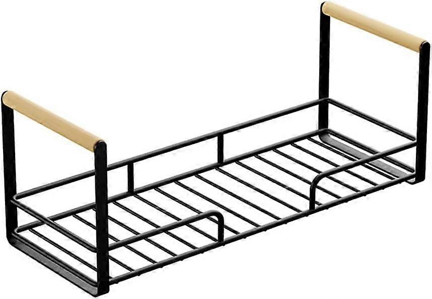 Kitchen Storage Rack with DualUse Design, MultiLevel Spice Shelf and Under Sink Organizer