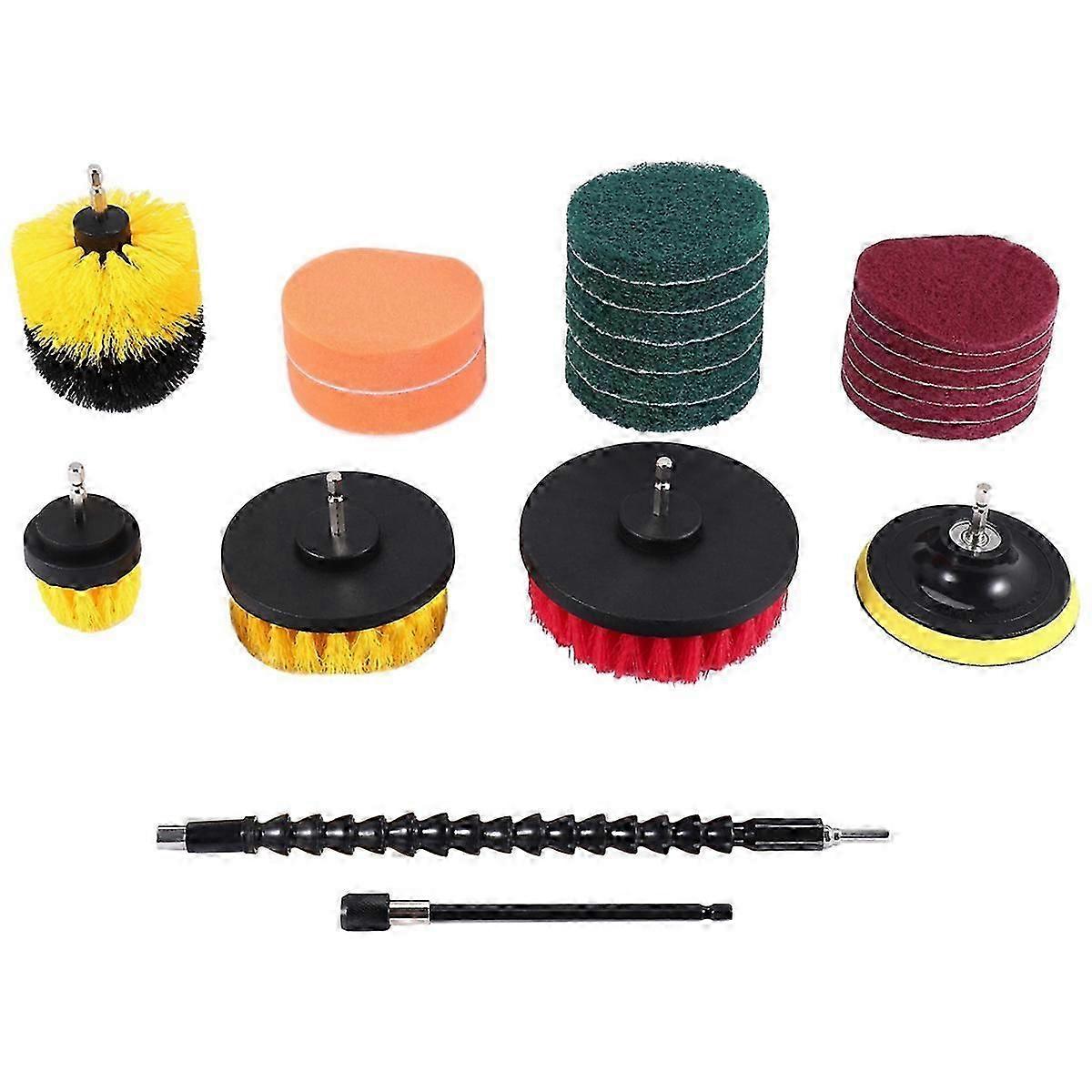 21 Piece Attachments with Rotate Extend Long Attachment