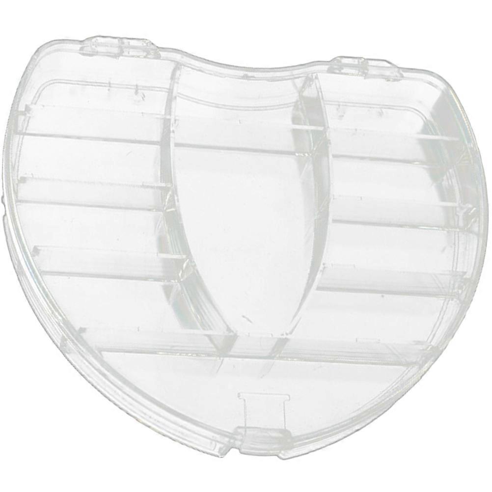Heart Shaped Clear Storage Box Plastic Organizer for Storage Use 3Pcs