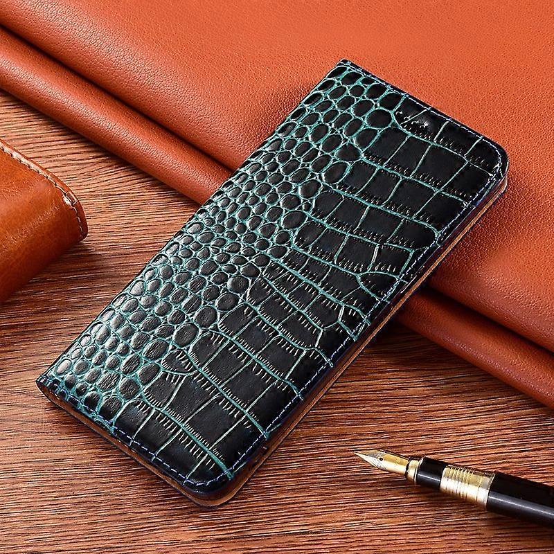 Case For Iphone 13 Crocodile Pattern-blue Leather Flip No4115