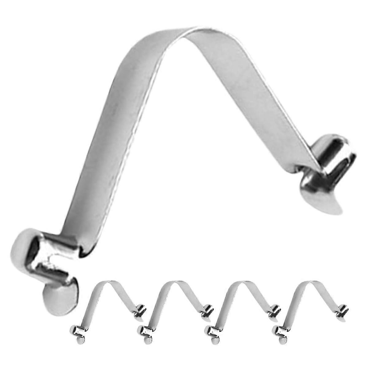 5pcs Pool Pole Clips with Double Pin Security for Inground and Above Ground Pool Maintenance