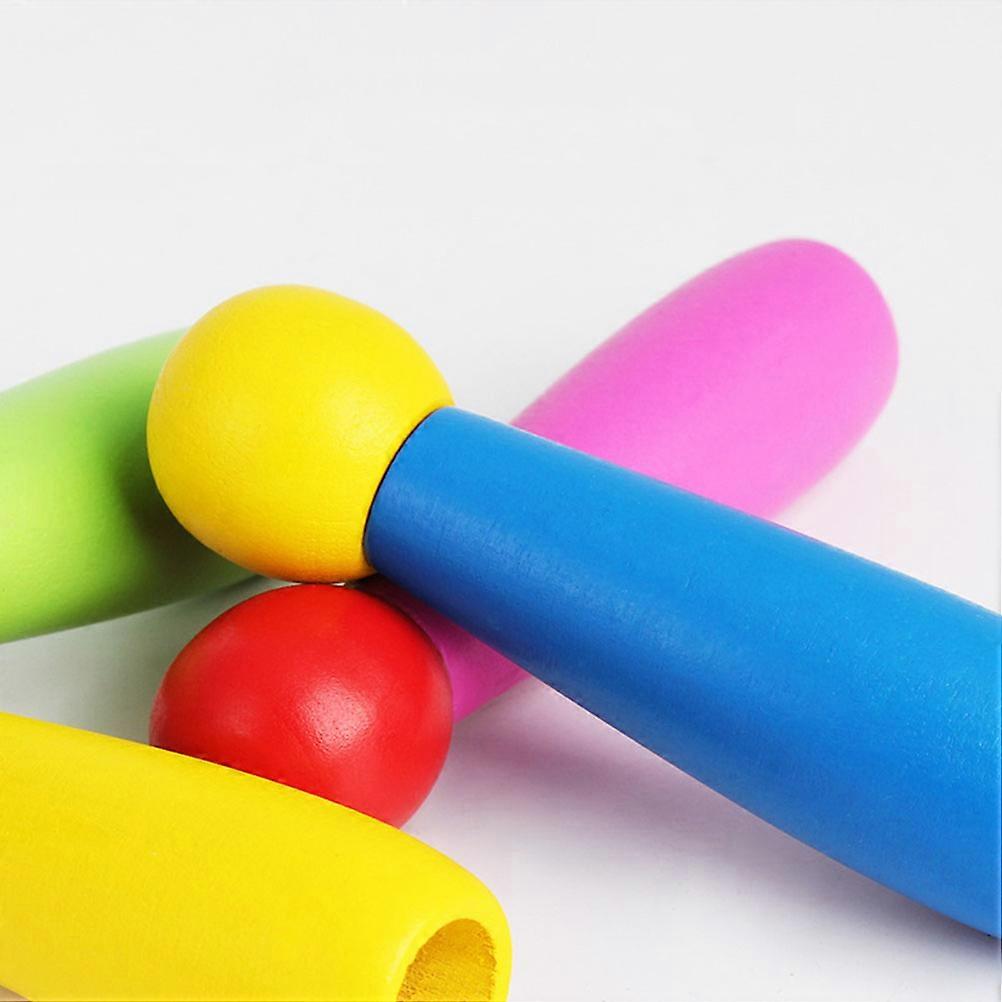 Exercise Adjustable Skipping Rope with Wood Handle for Workout