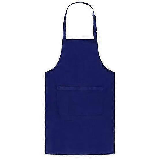 2025 Chef Apron Solid Color Waterproof Polyester Cotton Hanging Neck Apron for Restaurant
