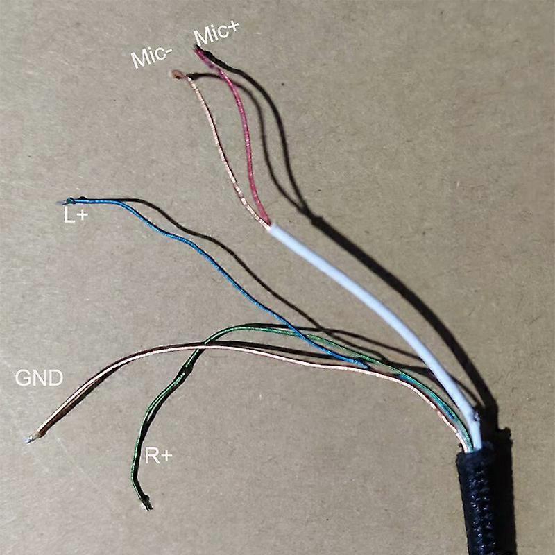 Audio Cord Line 3.5MM Jack For HyperX Cloud2 Wired Gaming Headsets Replacement