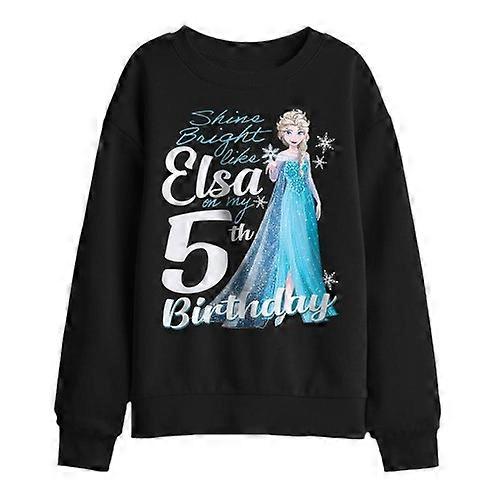 Frozen Childrens/Kids Elsa Bright 5th Birthday Sweatshirt