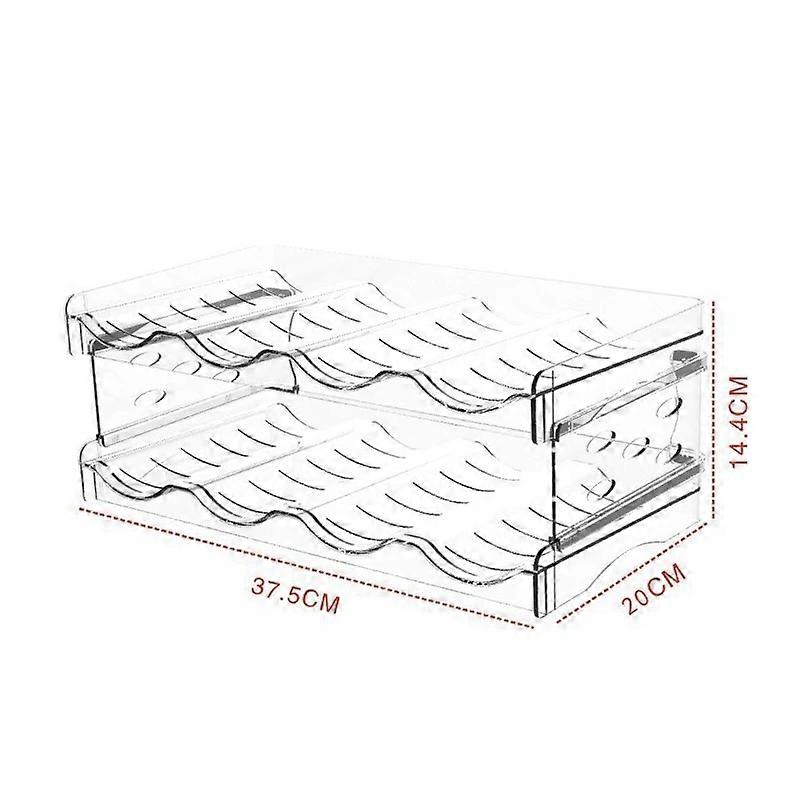 4 Tier Stackable Beverage Organizer Cabinet Wine Organizer Refrigerator Mug Organizer Multifunctional Folding Storage Rack