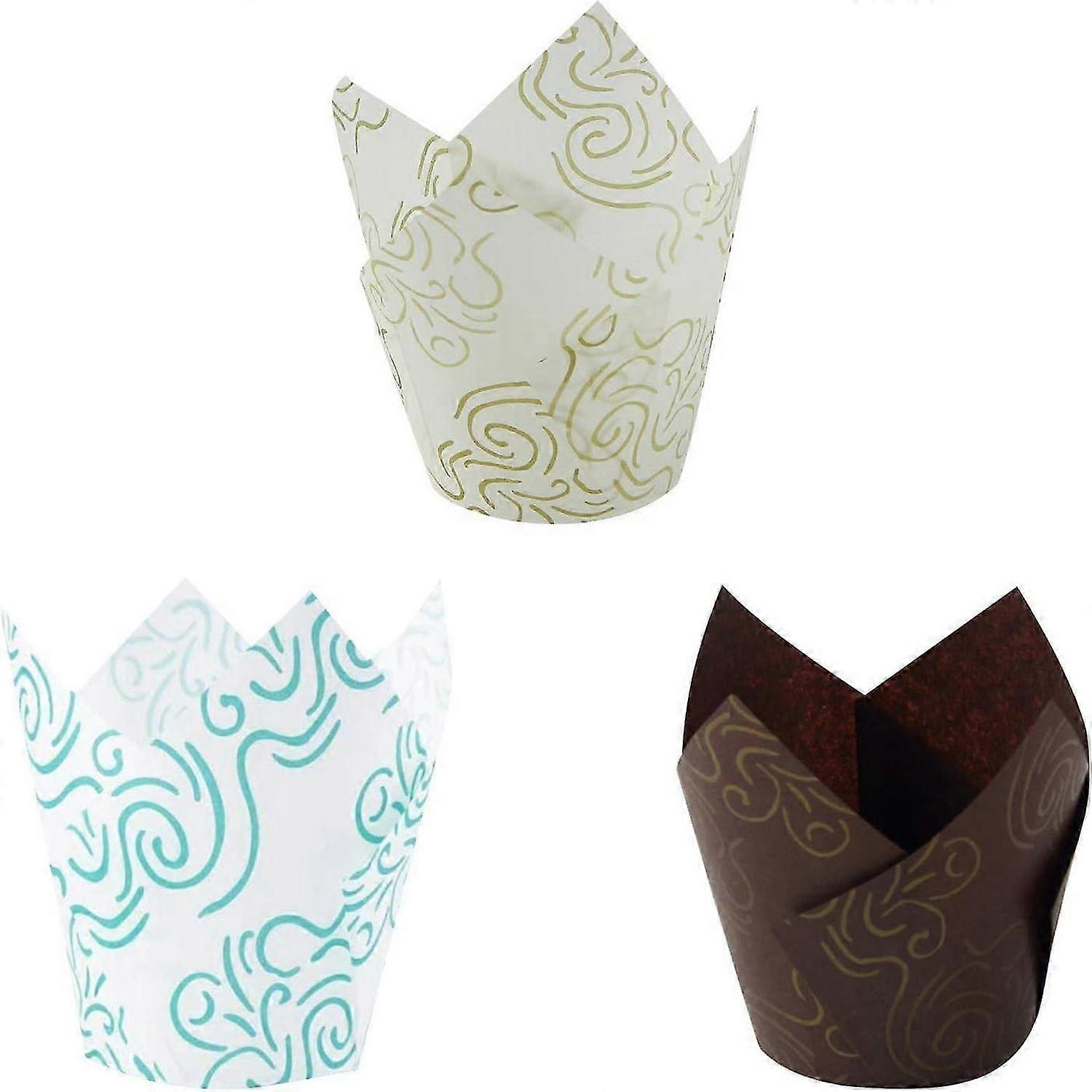 Baking Cups, Tulip Muffin Tin, Paper Cupcake Liner